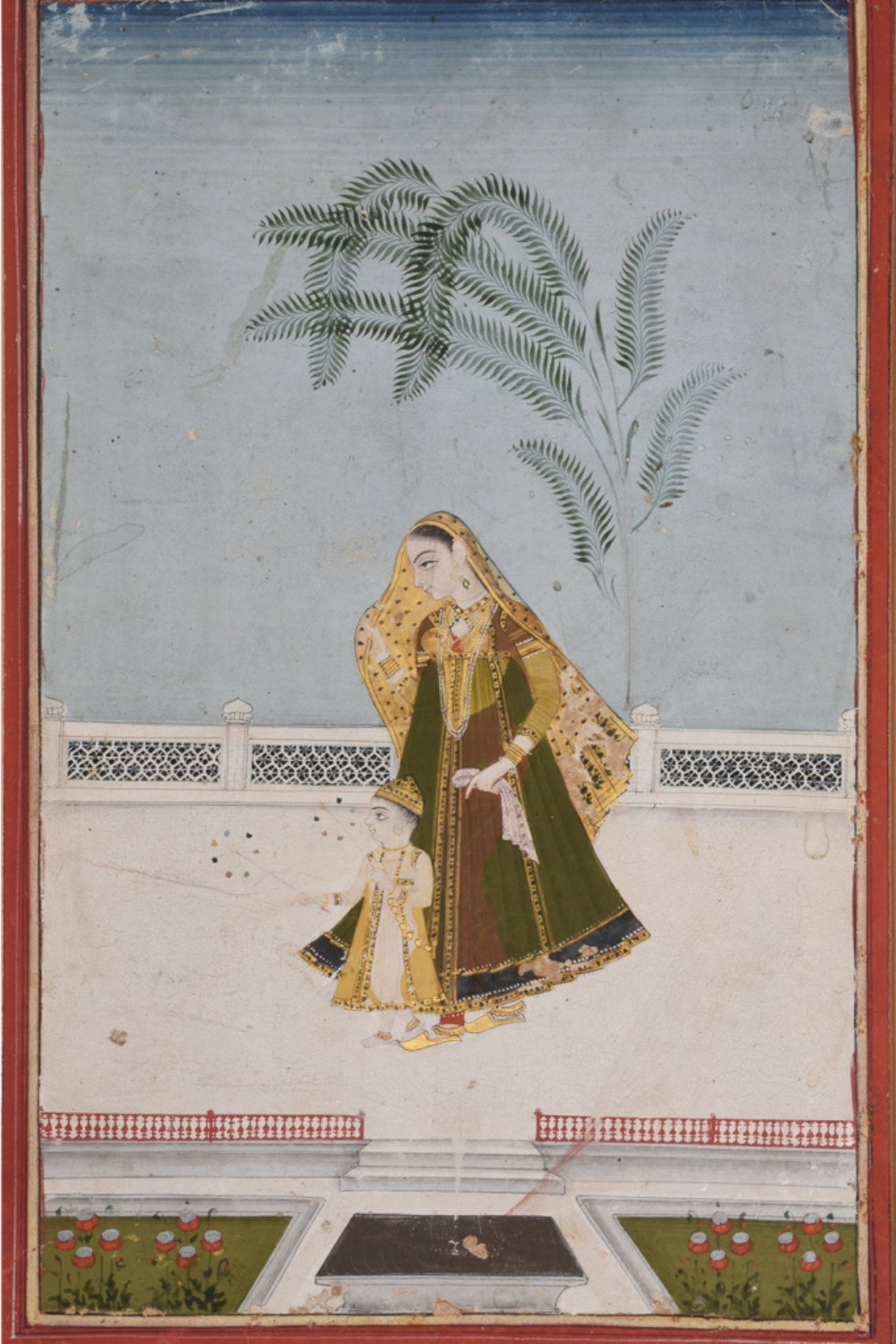 Mother and Child at Balcony