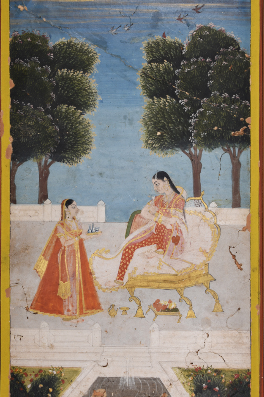 A Begum with a maid