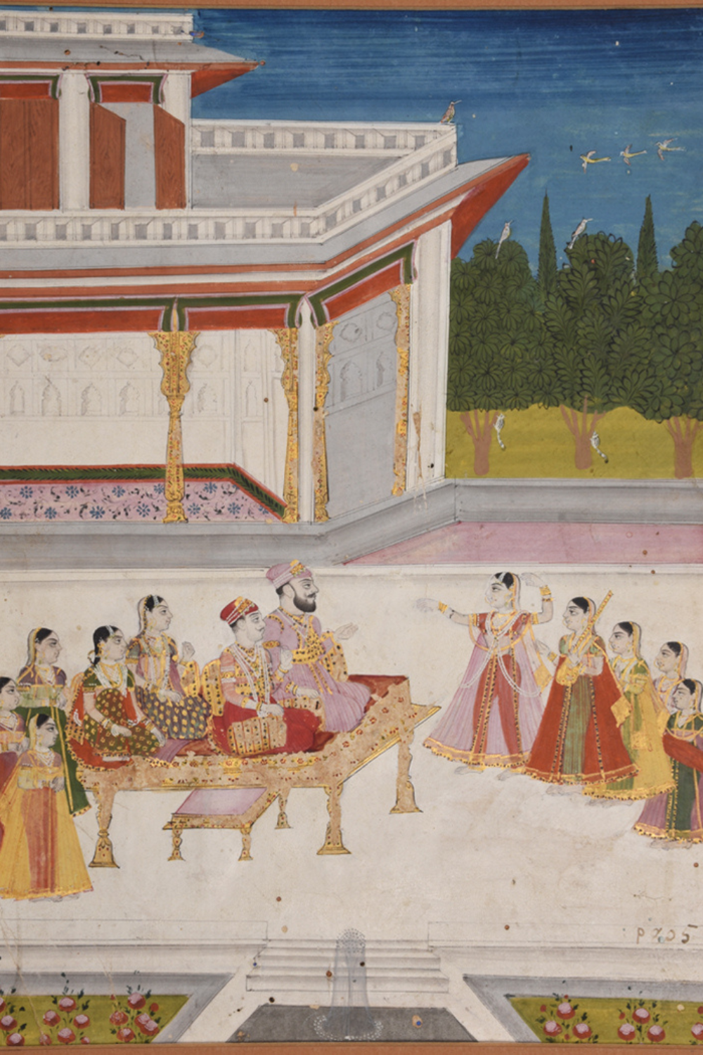 A Nawab with his family enjoying music & dance