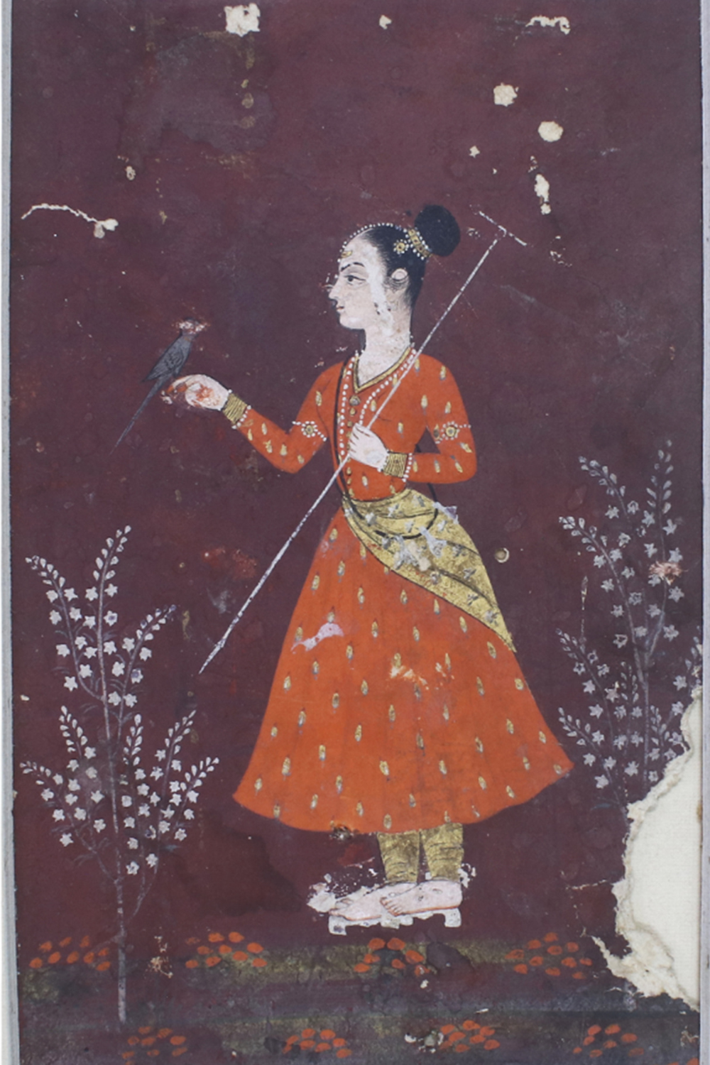 A Yogini with Parrot