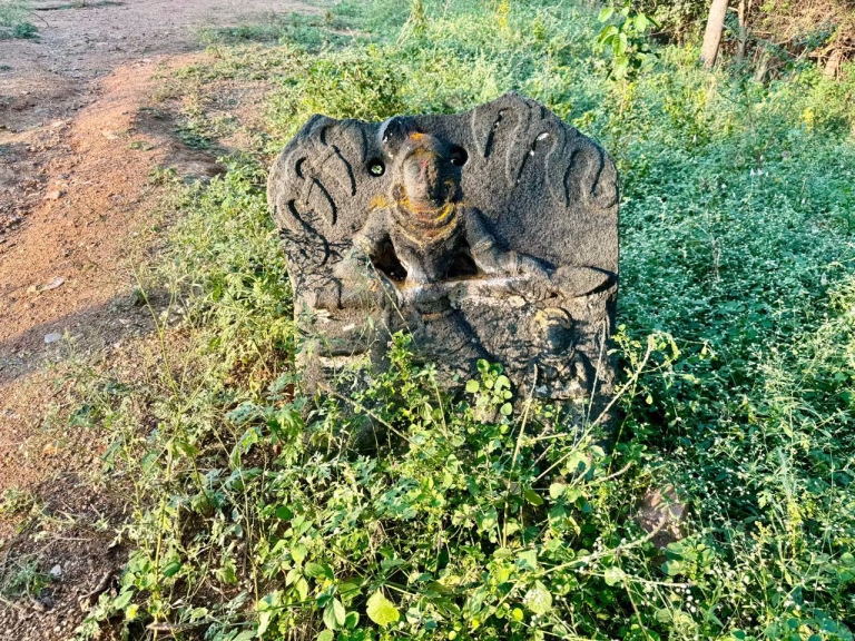 Temple and Sculptures